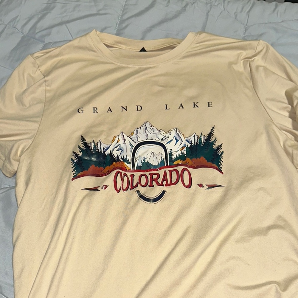 Grand Lake Colorado Cream T-Shirt